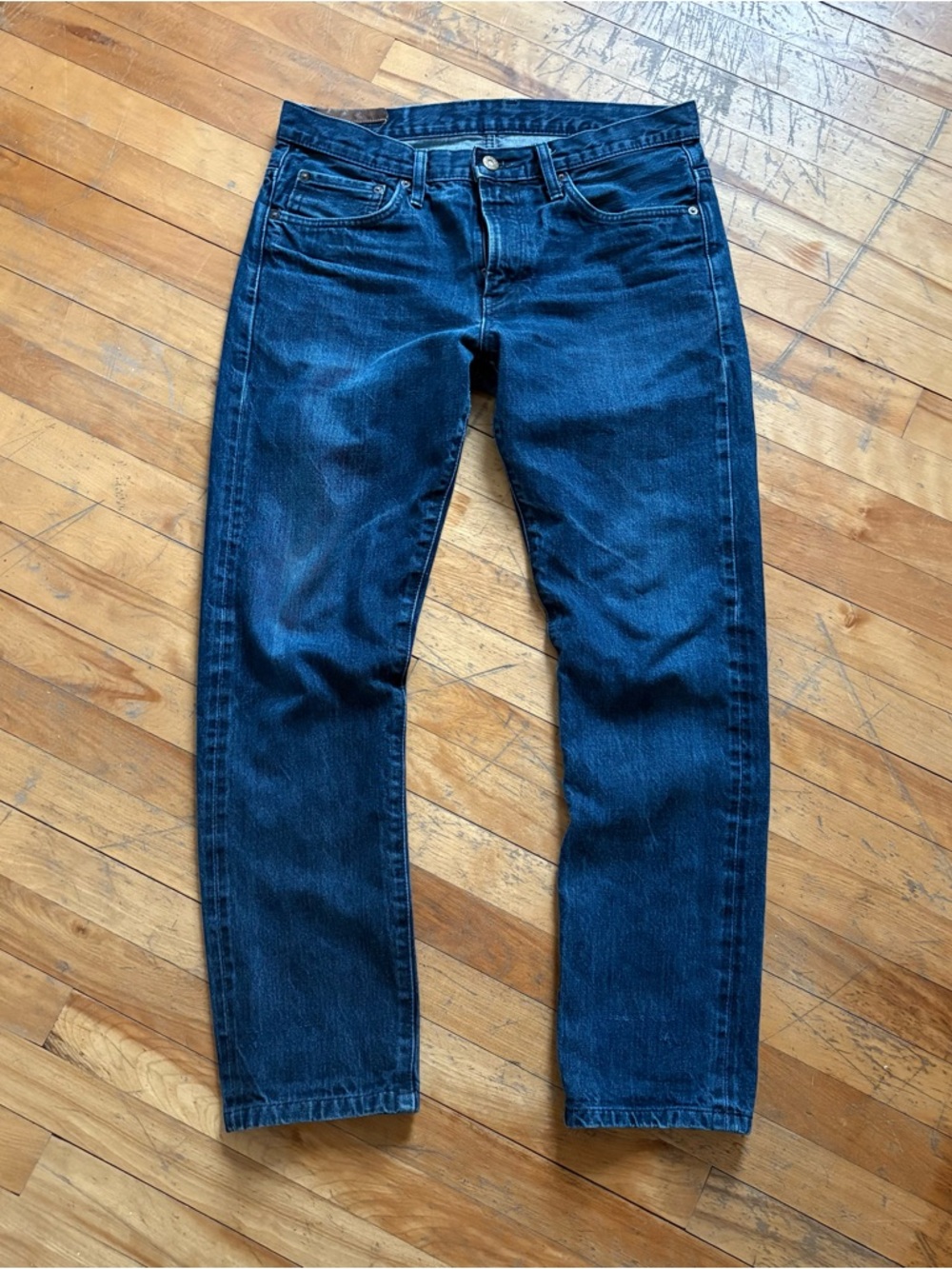 Edwin Japan Regular Wash Selvedge Straight Leg Jeans 32”